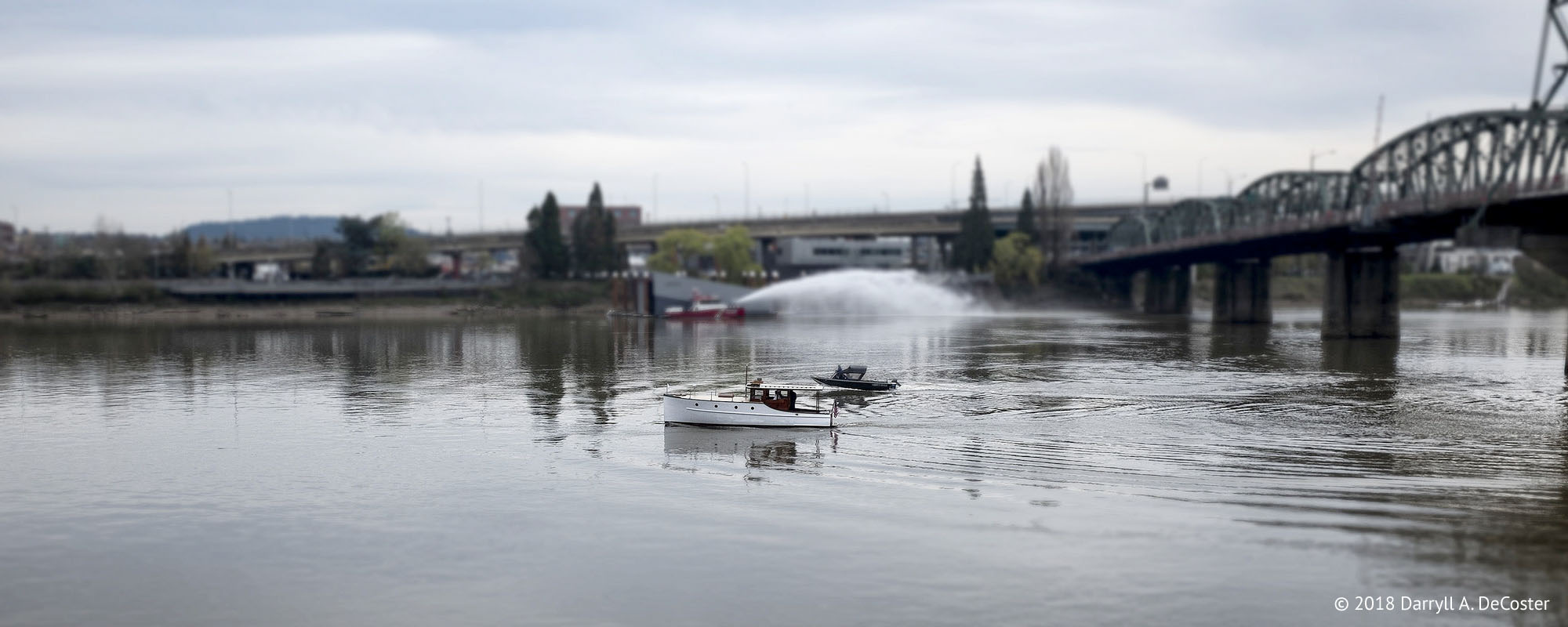 Along the Willamette River - Downtown Portland Oregon